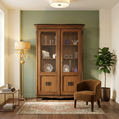 Mobili in vero legno credenza di lusso in legno design vetrina italiana buffet