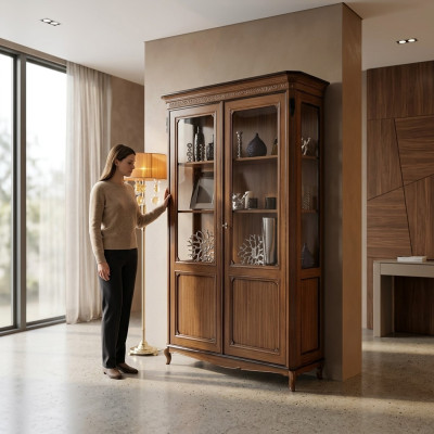 Mobile moderno credenza consolle vetrina cassettiere armadio armadi legno legno massello