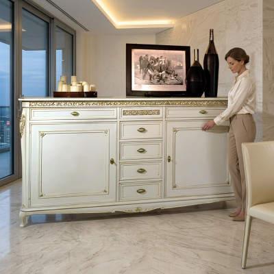 Mobiletto basso da salotto in legno design armadio scaffale camera da letto sideboard cassettiera buffet.
