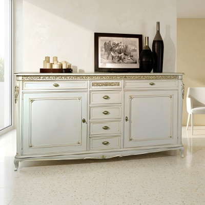 Mobiletto basso da salotto in legno design armadio scaffale camera da letto sideboard cassettiera buffet.