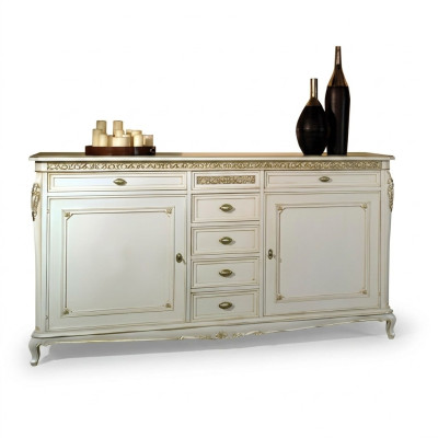 Mobiletto basso da salotto in legno design armadio scaffale camera da letto sideboard cassettiera buffet.
