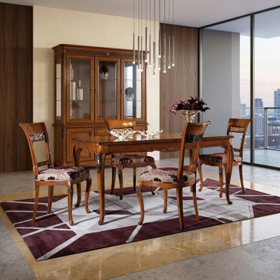 Tavolo da pranzo tavolo mobili 4 sedie set 5 pezzi gruppo design sala da pranzo set nuovo