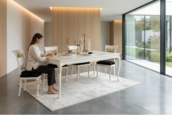 Design Legno Mobili di lusso Nuovo Tavolo in legno Tavoli da pranzo Tavoli da pranzo Tavolo