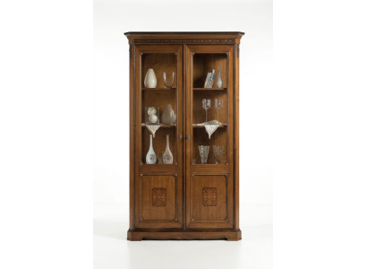 Mobili Vetrina Grande in Legno Marrone Design di Lusso Vetrina Vetrine Italiane