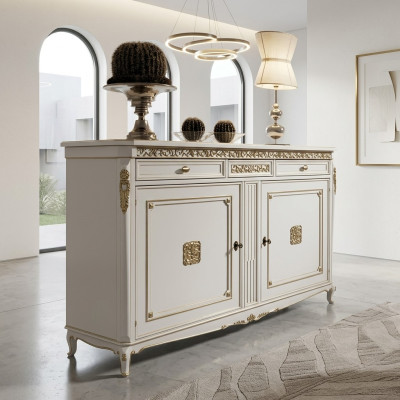 Sala da pranzo Armadietto campagna Credenza indipendente Mobili in legno Buffet Armadio Nuovo