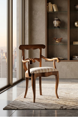 Sedia imbottita con braccioli poltrona lussuosa poltroncina sedie soggiorno sala da pranzo poltrona