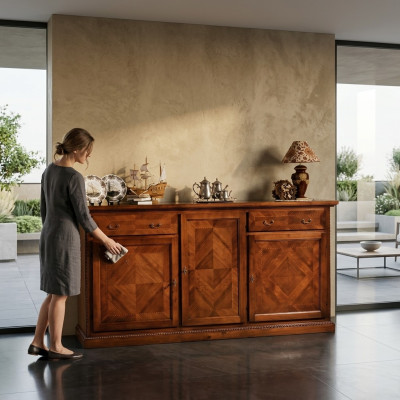 Mobile cassettiera in legno credenza armadio armadi in massello di camere da letto.