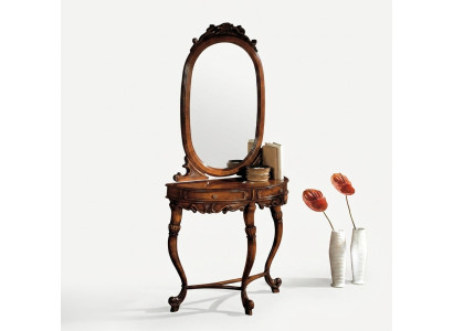 Tavoli Console Tavolo Side Camera da letto Legno Specchio + Consolle Comò