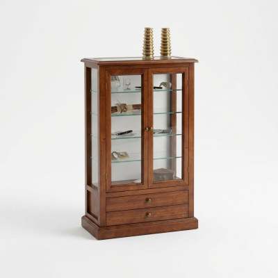 Soggiorno Mobili Vetrine in Legno Massiccio Vetrine in Vetro Armadio in Legno Massiccio Credenza Vetrina
