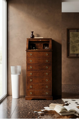 Comò in legno mobiletto credenza armadio armadi massicci comodini soggiorno cassetti