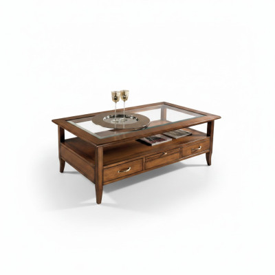 Tavolo tavolini da salotto moderni design quadrato da 130 cm tavolino in legno nuovo