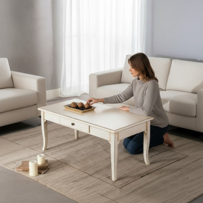 Mobili italiani Vaccari Tavolini Tavolo di lusso in legno Tavoli Consolle Design