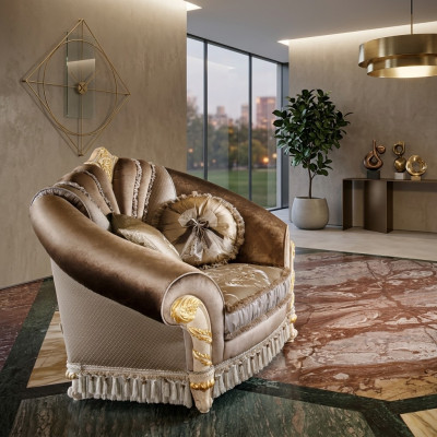 Poltrona Relax in Tessuto Lounge Club Singolo Arredo Nuovo Sedia Design
