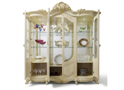 Vetrine Soggiorno Armadi Credenza Legno Nuovo Lusso Vetrina Armadio Classico