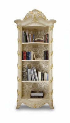 Armadio classico, libreria in legno, nuovo scaffale per libri, vetrina, vetrina libreria.