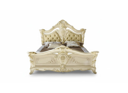 Chesterfield camera da letto mobili barocchi tessile classico letto di lusso