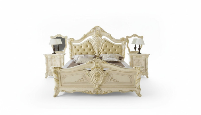 Camera da letto Set completo di lusso con letto comodino comò mobili dell'hotel