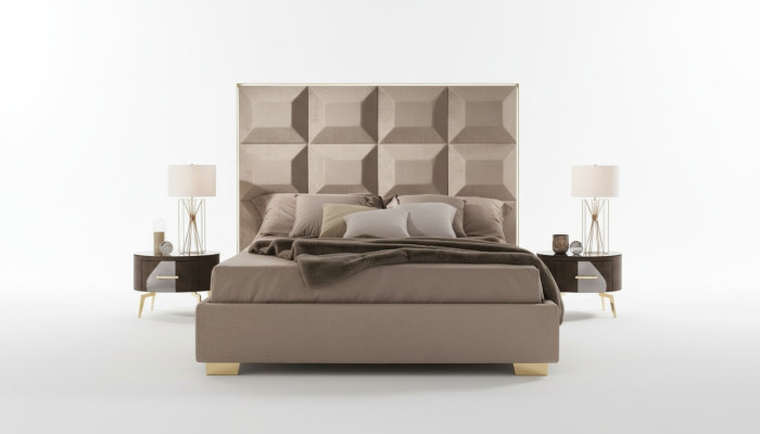 Design Moderno Lusso Comodino Camera da Letto Letto Letto 3 Pezzi Set Camera da Letto