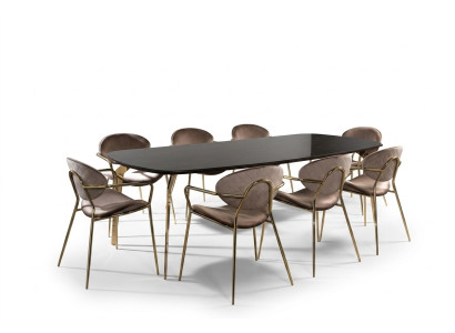 Mobili gruppo tavolo + 6 sedie Set da pranzo set sala da pranzo 7 pezzi.
