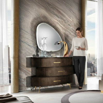 Designer commode in legno, credenza, segretaria, consolle, tavoli da toeletta, tavolo.