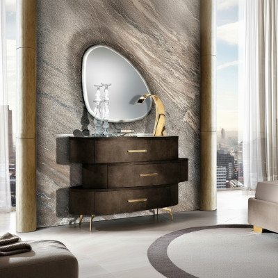 Designer commode in legno, credenza, segretaria, consolle, tavoli da toeletta, tavolo.