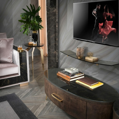 Moderni pareti abitative, scaffale da parete per soggiorno, credenza, mobile TV, pareti del regal, armadio 2 pezzi.
