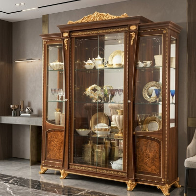 Vetrina sala da pranzo credenza in legno armadi mobili credenza in vetro soggiorno armadio