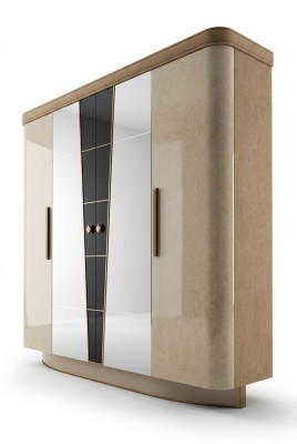 Camera da letto Mobili Italiani Armadio in legno Legno massello Armadio Guardaroba Massive