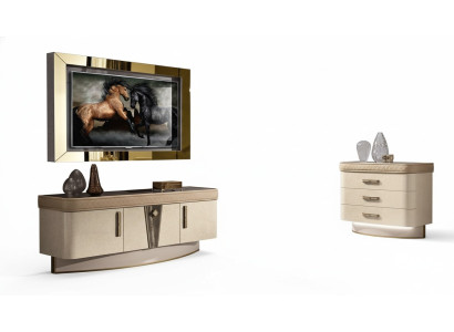 Set parete attrezzata moderna comodino TV soggiorno pareti soggiorno set cornice TV