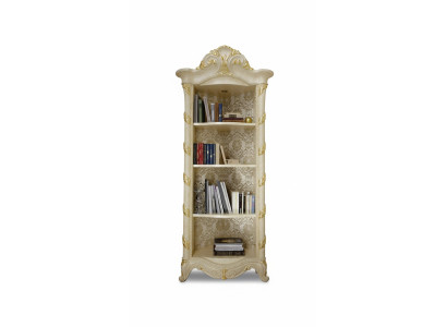 Armadi design in stile barocco Vetrina Bar Armadio Massiccio Libreria scaffale in legno