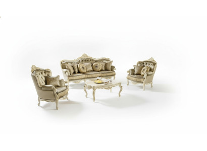 Set completo divano 3 1 1 posti + tavolino. Salotto da designer divano.