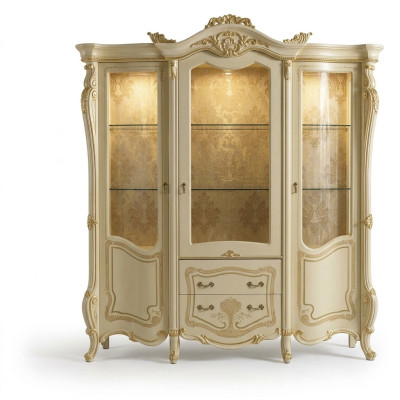 Vetrina credenza buffet armadio Mobili italiani Arredamento Scaffali Vetrine