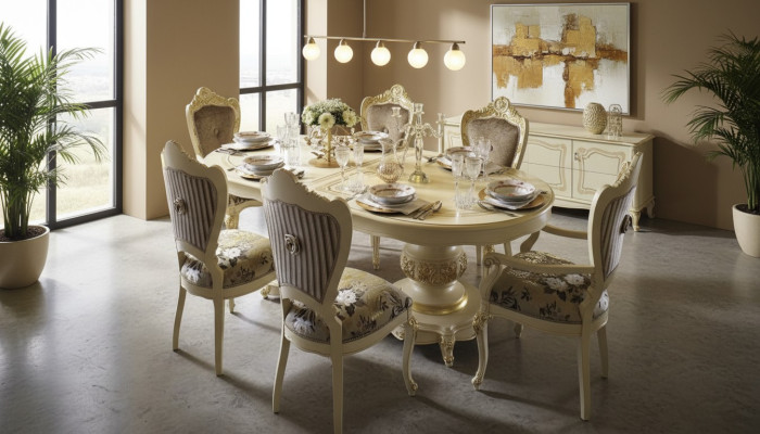 Sala da pranzo Soggiorno Tavoli Tavoli Mobili Tavolo in legno naturale Stile retrò  Sala da pranzo Soggiorno Tavoli Tavoli Mobili Tavolo in legno naturale Stile retrò