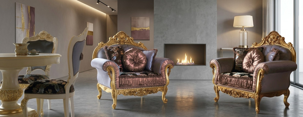 Art déco Design poltrona tessuto soggiorno lounge Nuovo design di lusso mobili sedie