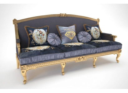 Sofà Divani Salotti Composizioni di sedute Design Club Divano a 3 posti Sofa Imbottito a 3 posti Tessile