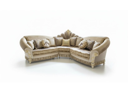 Divano Divano in tessuto Divano angolare Set di divani Design Moderno Divani Italia Forma a L