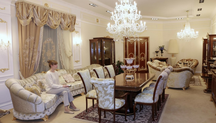 Divano design Divano angolare rotondo Divano rotondo Moderno Salotto italiano Arredamento
