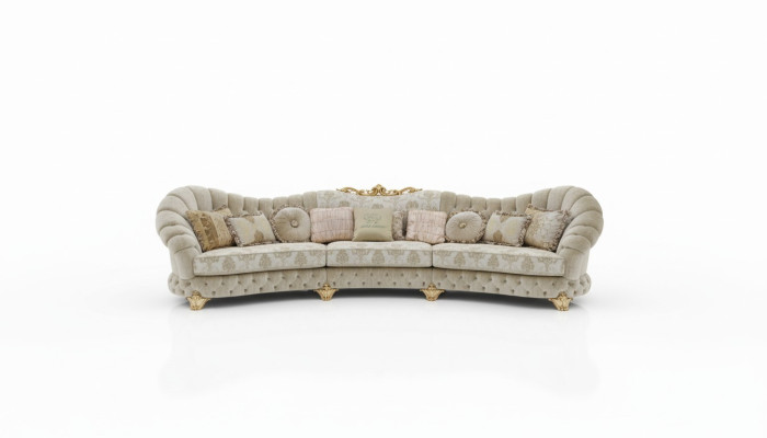 Divano design Divano angolare rotondo Divano rotondo Moderno Salotto italiano Arredamento