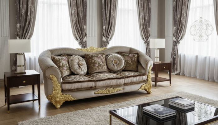 Divano 3 posti divani camera da letto marrone Chesterfield tre posti divano imbottito design.