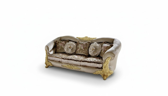 Divano 3 posti divani camera da letto marrone Chesterfield tre posti divano imbottito design.