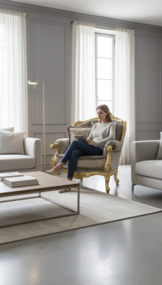 Poltrona Relax in tessuto Lounge Club Imbottita Design Divano Posti a sedere di lusso Oro Nuovo