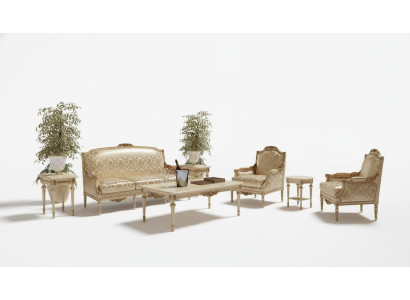 Set di divani 3+1 Design Sofa Poltrona Divani Divano Classico Gruppo di lusso.
