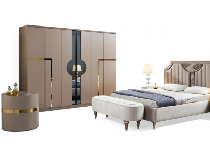 Armadio guardaroba Armadio di lusso Camera da letto Mobili Stile italiano Armadi di legno
