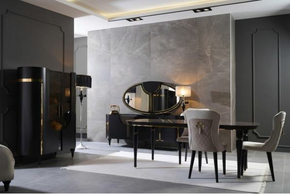 Tavolo Legno Tavoli Design Moderno Sala da pranzo Lusso Tavolo in stile italiano