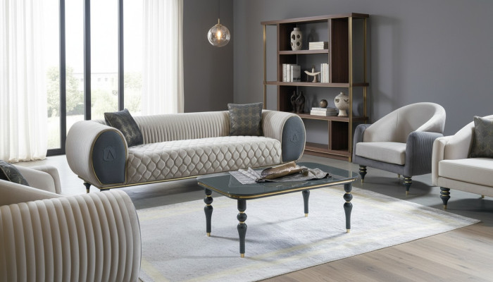 Mobili Tavolo di lusso Tavolino in legno Moderno Tavolino da salotto Design Tavoli per il soggiorno