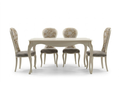 Tavolo classico in legno Tavolo barocco di design di prima qualità Sala da pranzo Tavolo da pranzo reale