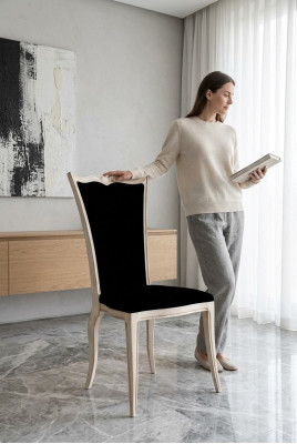 Lusso 1 sedia Sedia da pranzo Sedie da cucina Sedia da soggiorno Sedia imbottita Sedia