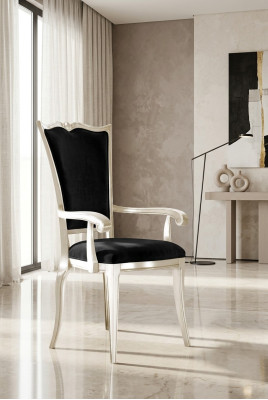 Lusso 1 sedia Sedia da pranzo Sedia poltrona Sedia da soggiorno Sedia imbottita Braccioli