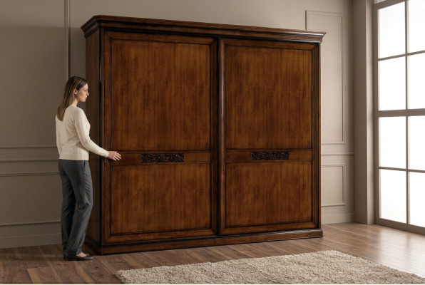 Armadi da camera da letto Armadio in legno Mobili barocchi classici Mobili Nuovi
