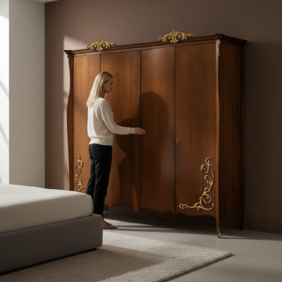 Armadio Abiti Mobili Mobili Italiani Armadi da Camera da Letto Nuovo Armadio